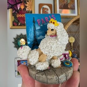 Vintage 2002 Y2K Icing Poodle Paris Figurine